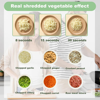 4 in 1 Portable Electric Vegetable Cutter Set