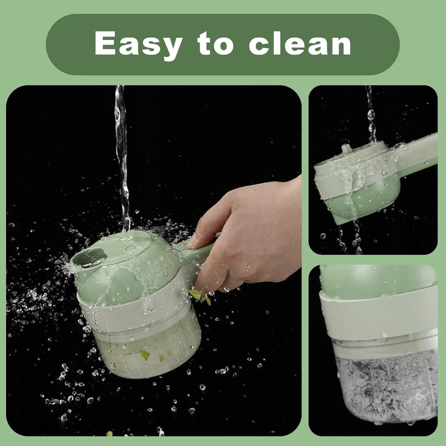 4 in 1 Portable Electric Vegetable Cutter Set