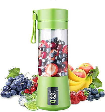 Portable Electric 6 Blade USB Juice Maker (380 ml)
